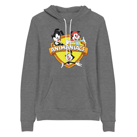 Animaniacs Shield Adult Fleece Hooded Sweatshirt-3