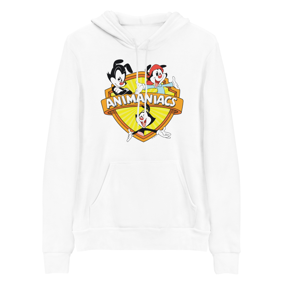 Animaniacs Shield Adult Fleece Hooded Sweatshirt