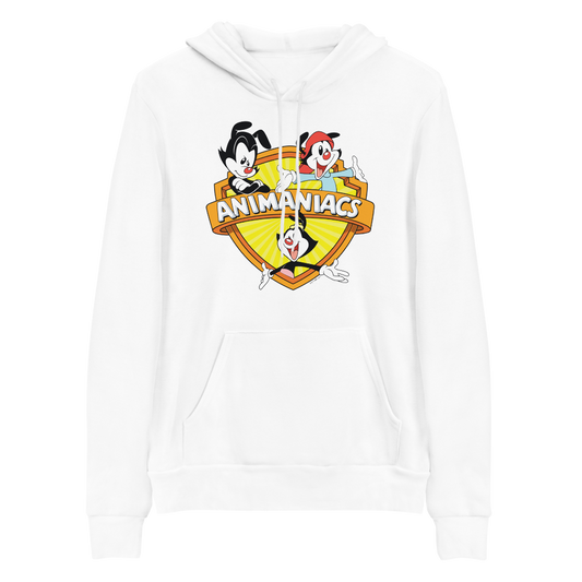 Animaniacs Shield Adult Fleece Hooded Sweatshirt-1