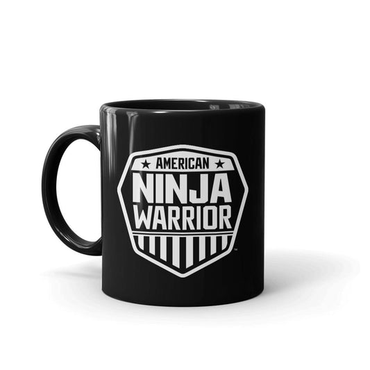 American Ninja Warrior Logo Black Mug-0