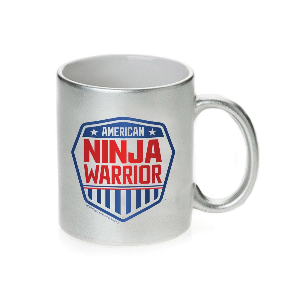 American Ninja Warrior Logo 11 oz Silver Metallic Mug