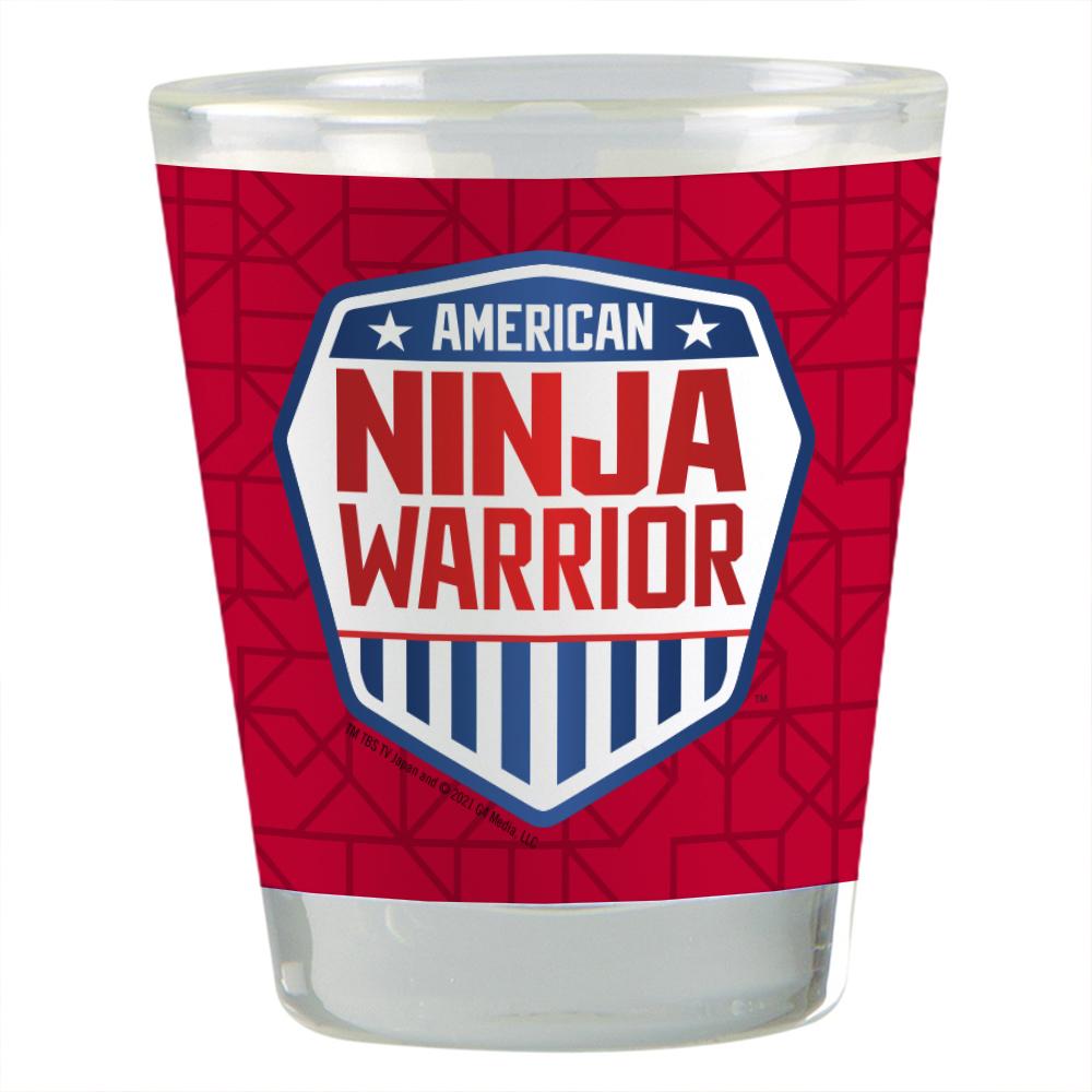 American Ninja Warrior Logo Shot Glass