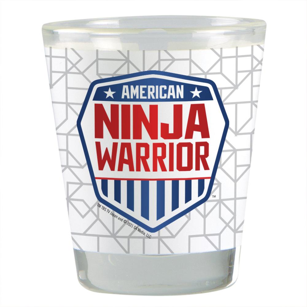 American Ninja Warrior Logo Shot Glass