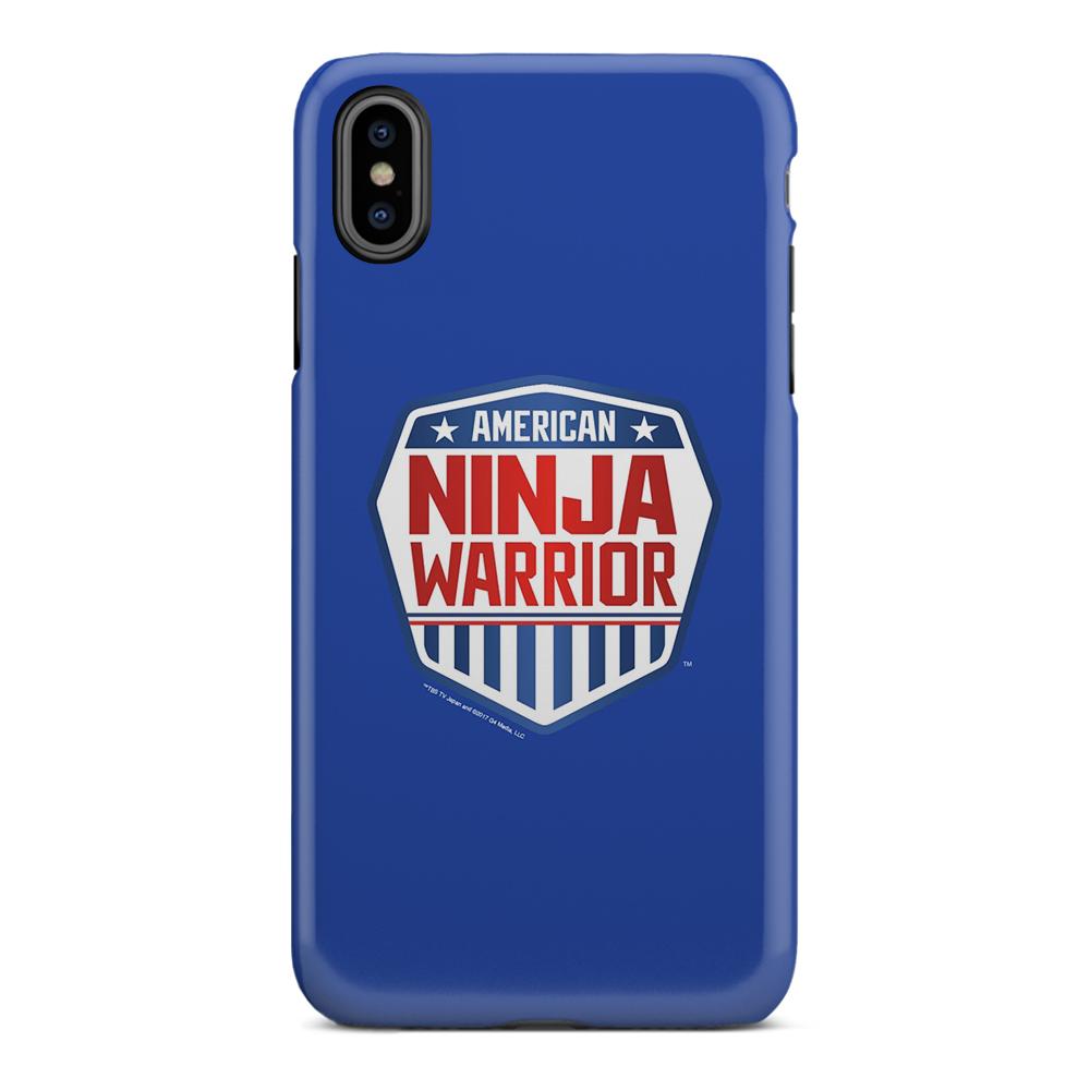 American Ninja Warrior Royal Blue iPhone Tough Phone Case