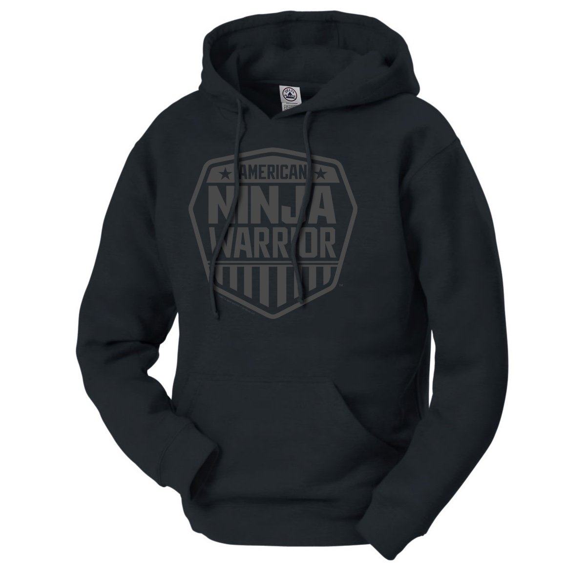 American Ninja Warrior Grey Logo Hooded Sweatshirt