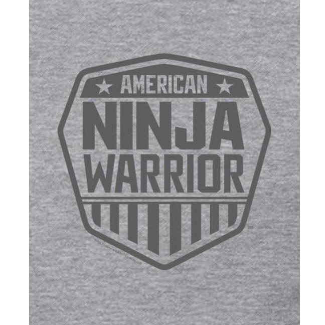 American Ninja Warrior Grey Logo Hooded Sweatshirt