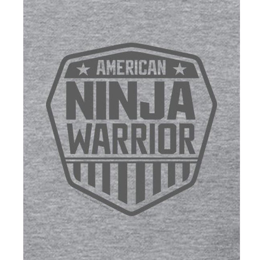 American Ninja Warrior Grey Logo Hooded Sweatshirt-1