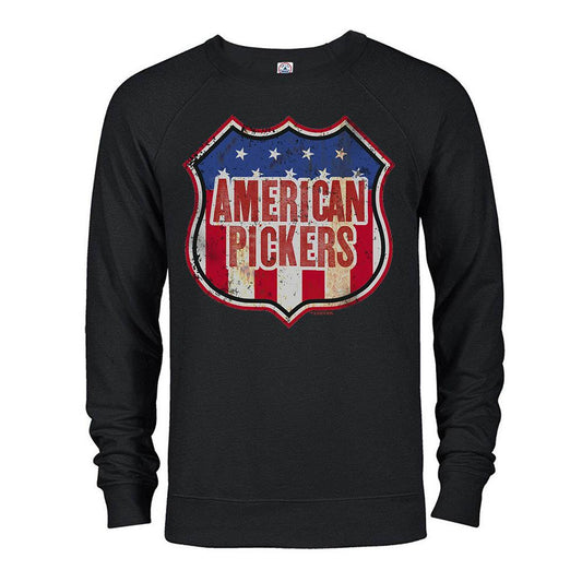 American Pickers Americana Lightweight Crew Neck Sweatshirt-0