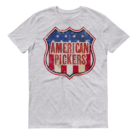 American Pickers Americana Men's Short Sleeve T-Shirt-2