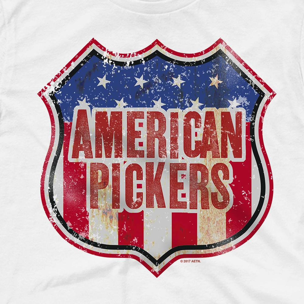 American Pickers Americana Men's Short Sleeve T-Shirt