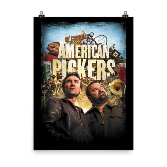 American Pickers Distressed Mike & Frank Poster