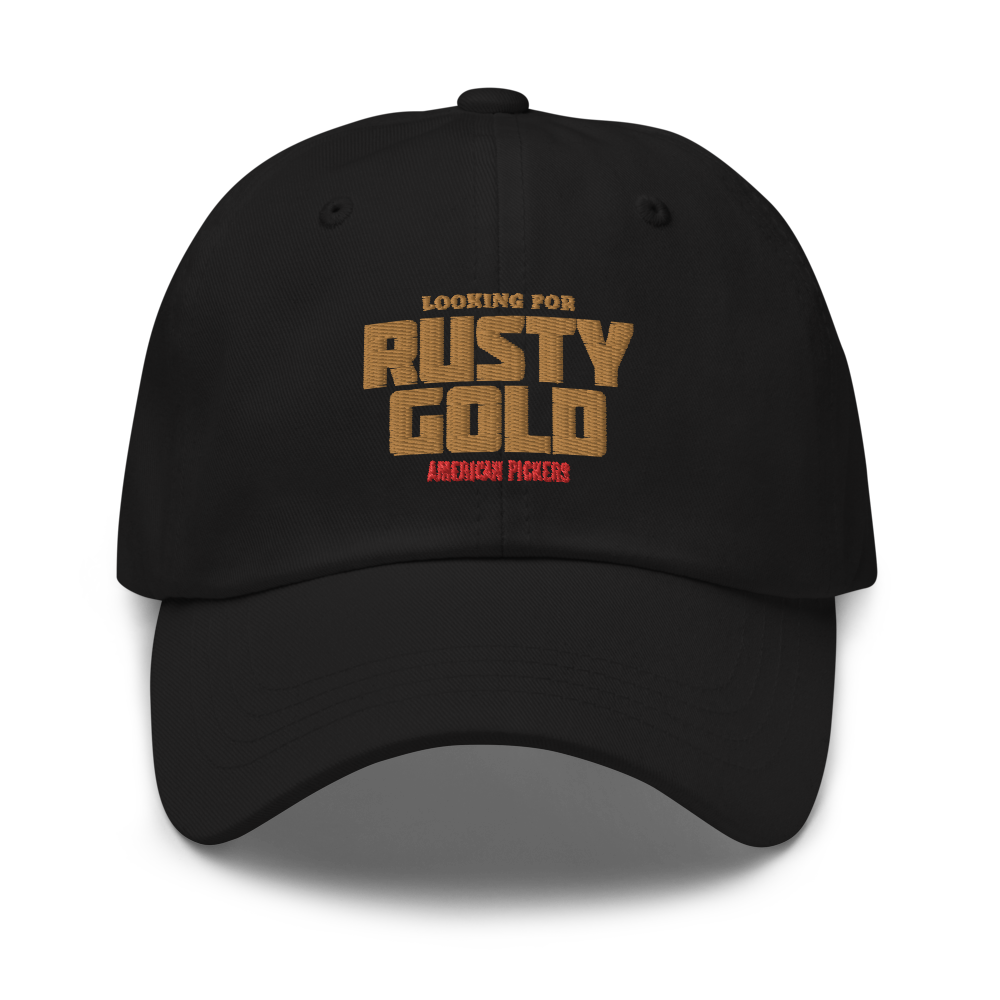 American Pickers Finding Rusty Gold Embroidered Hat