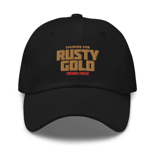 American Pickers Finding Rusty Gold Embroidered Hat-0