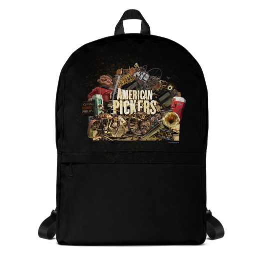 American Pickers Junkyard Treasures Premium Backpack-0