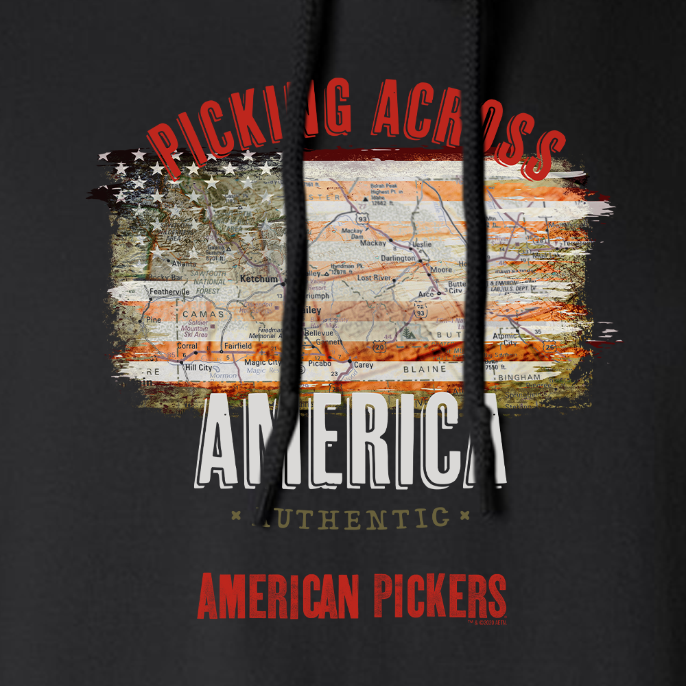 American Pickers Picking Across America Fleece Hooded Sweatshirt