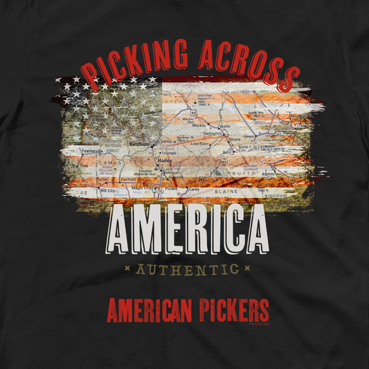 American Pickers Picking Across America Adult Short Sleeve T-Shirt-1