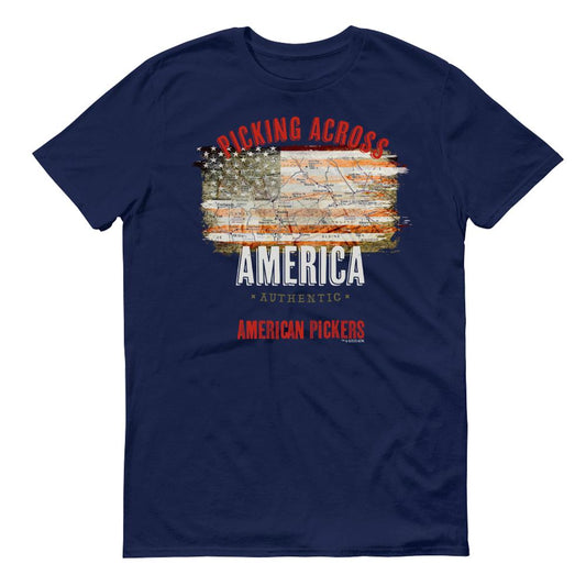 American Pickers Picking Across America Adult Short Sleeve T-Shirt-2