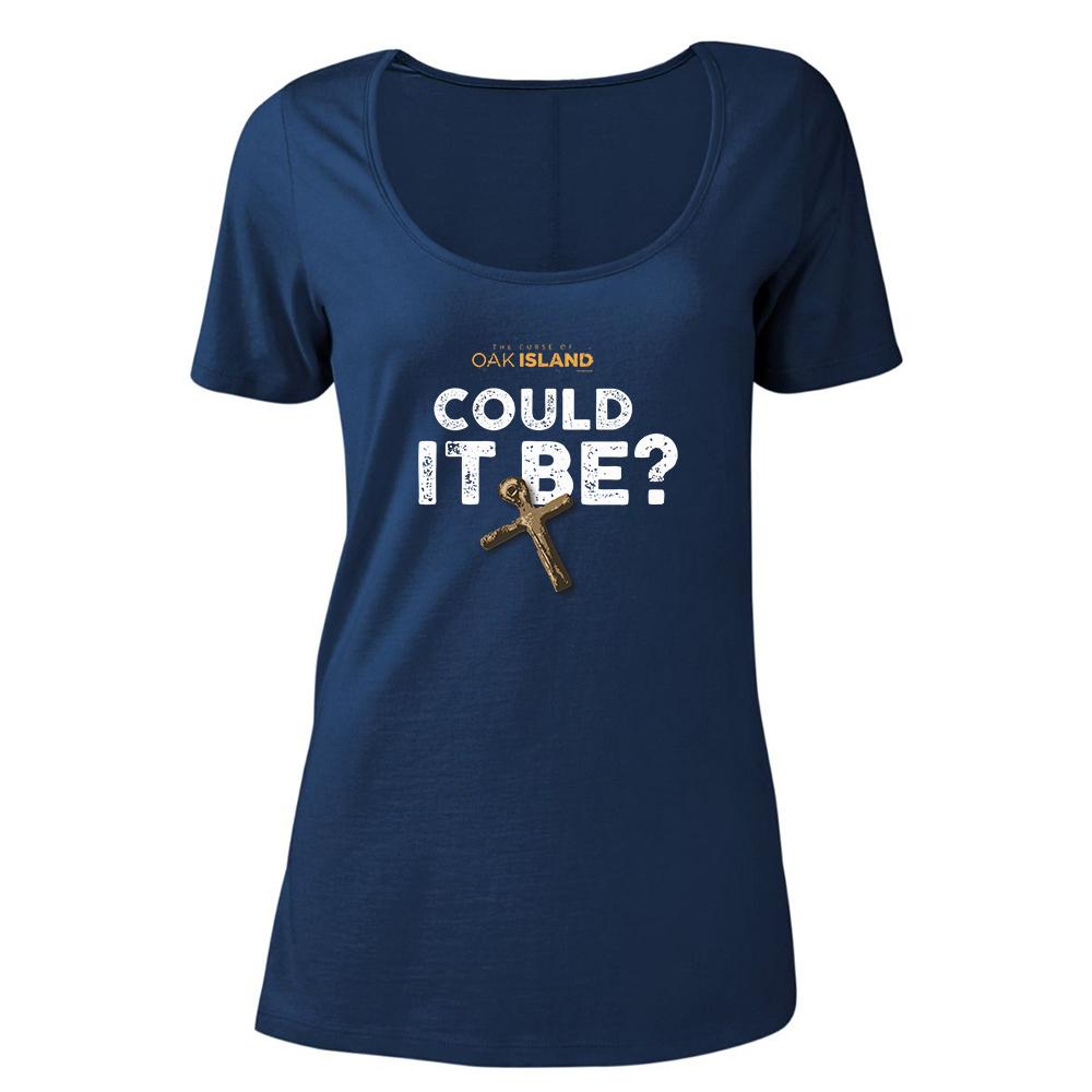 The Curse of Oak Island Could it Be? Women's Relaxed Scoop Neck T-Shirt