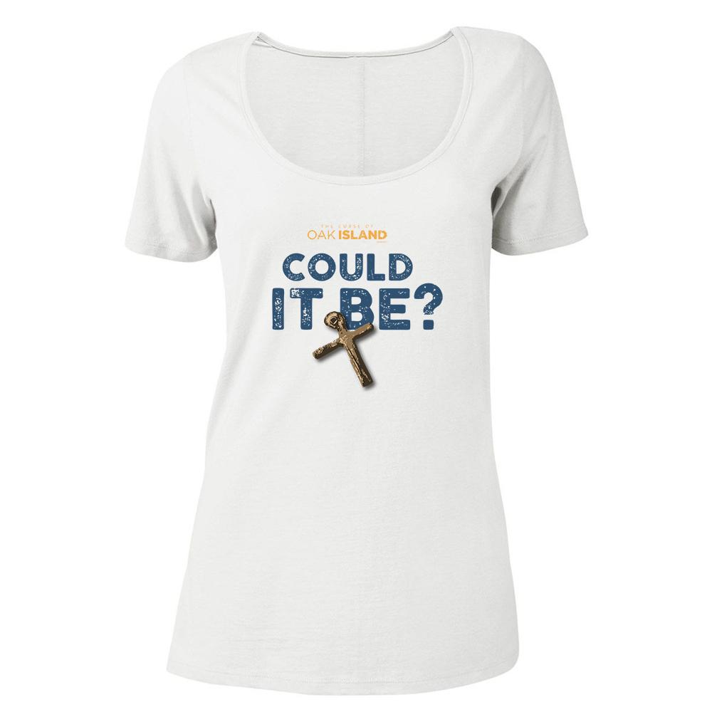 The Curse of Oak Island Could it Be? Women's Relaxed Scoop Neck T-Shirt