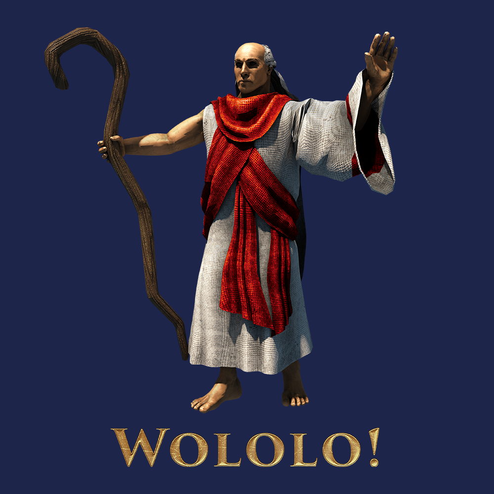 Age of Empires Wololo! Red Priest T-shirt