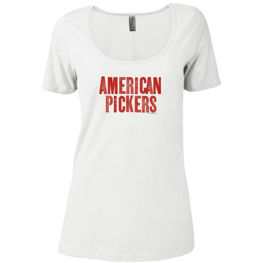 American Pickers Logo Women's Relaxed Scoop Neck T-Shirt