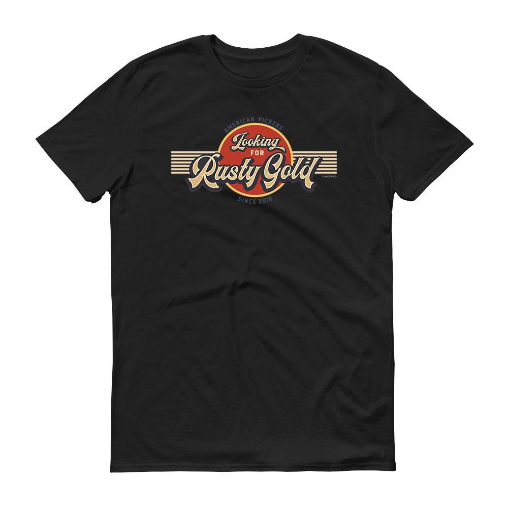 American Pickers Looking for Rusty Gold Circular Men's Short Sleeve T-Shirt
