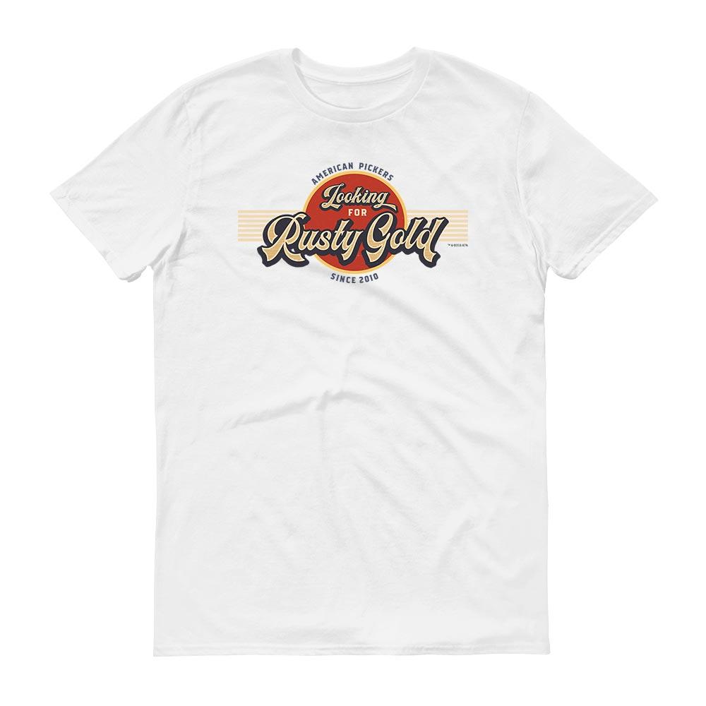 American Pickers Looking for Rusty Gold Circular Men's Short Sleeve T-Shirt