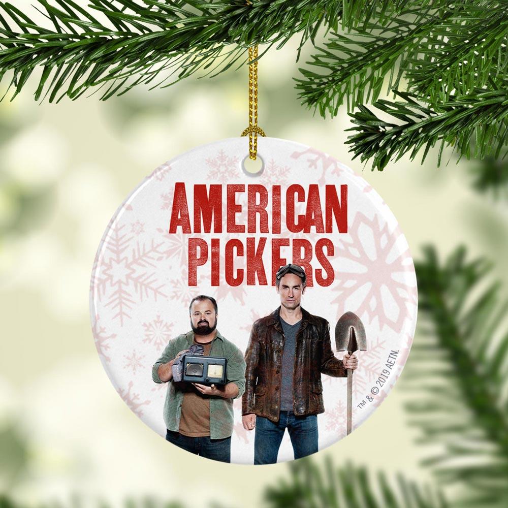 American Pickers Mike and Frank Double-Sided Ornament