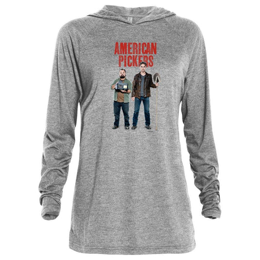 American Pickers Mike and Frank Tri-blend Raglan Hoodie