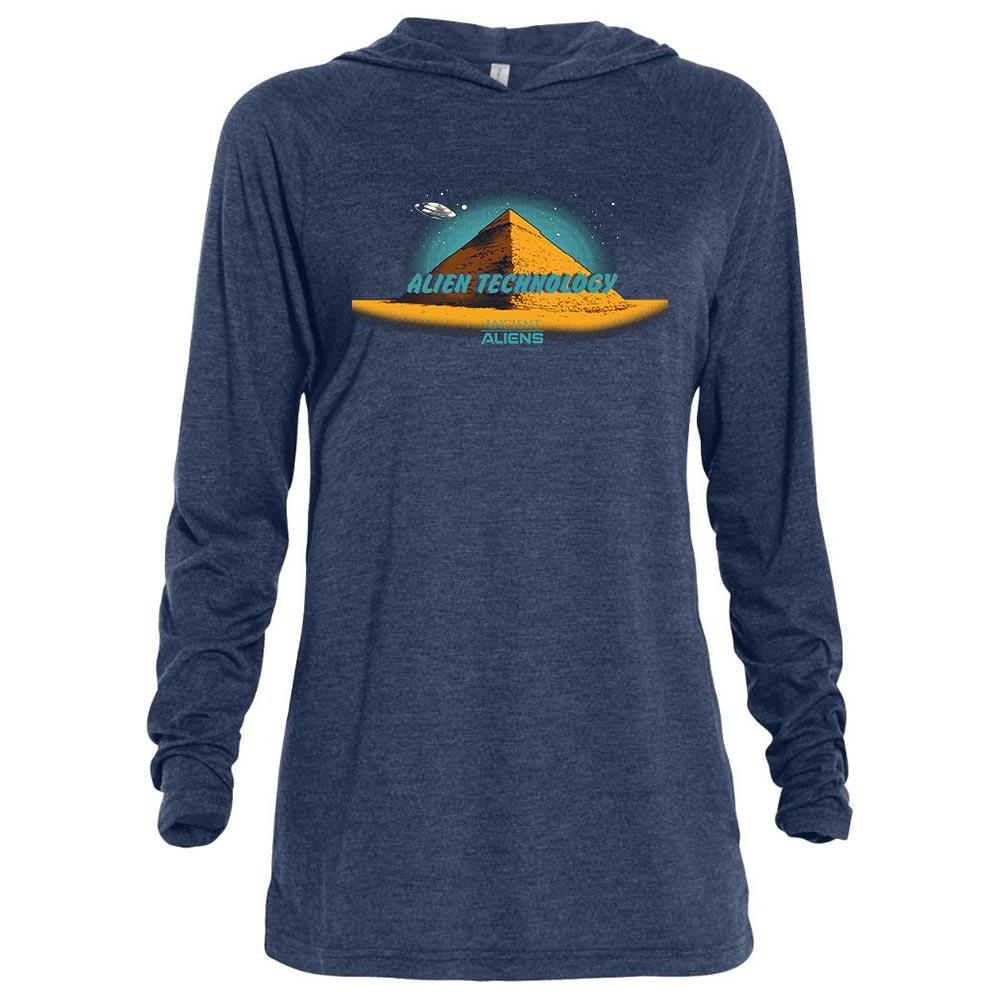 Ancient Aliens Alien Technology Tri-Blend Raglan Hoodie