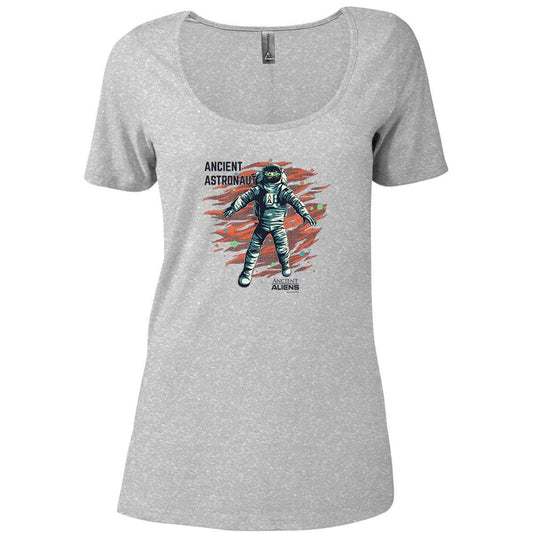 Ancient Aliens Astronaut Women's Relaxed Scoop Neck T-Shirt