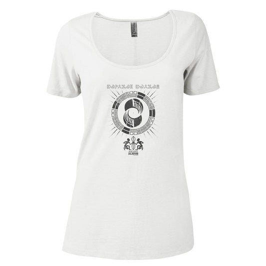 Ancient Aliens Glyphs Women's Relaxed Scoop Neck T-Shirt
