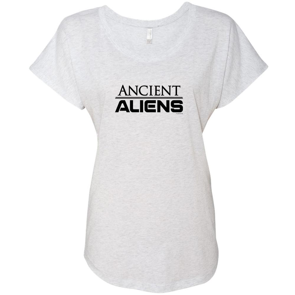 Ancient Aliens Logo Women's Tri-Blend Dolman T-Shirt