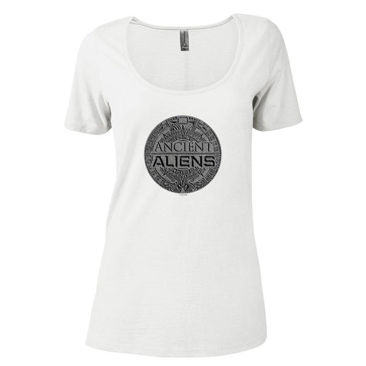 Ancient Aliens Symbol Logo Women's Relaxed Scoop Neck T-Shirt