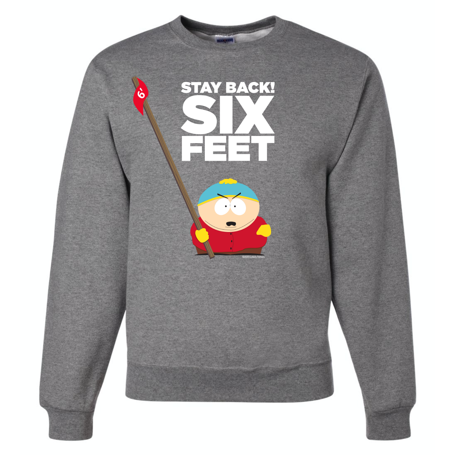 South Park Cartman Stay Back Crew Neck Sweatshirt