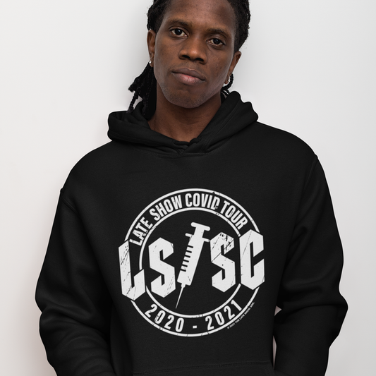 The Late Show with Stephen Colbert Covid Tour Hooded Sweatshirt | Official CBS Entertainment Store-2