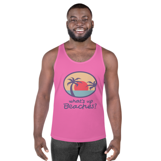 Brooklyn Nine-Nine Captain Holt's What's Up Beaches All-Over Print Tank Top-1