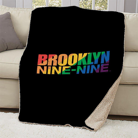 Brooklyn Nine-Nine Pride Sherpa Blanket-0