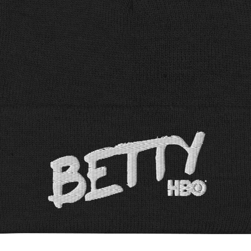 Betty Logo Pom Pom Knit Beanie