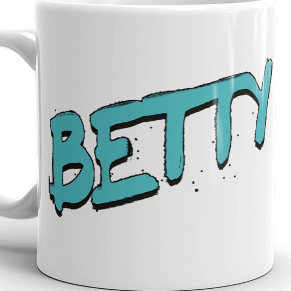 Betty Logo White Mug