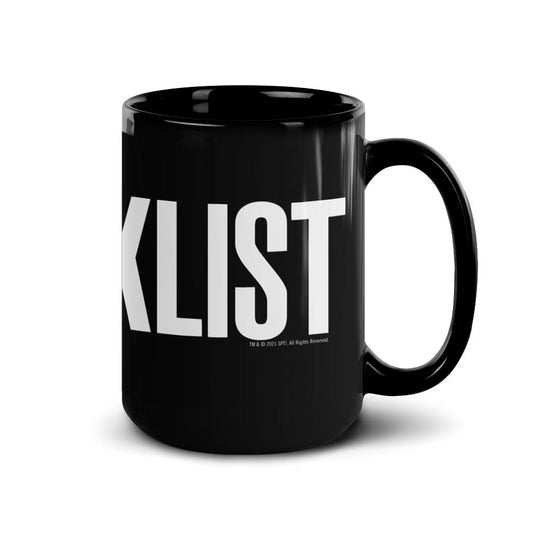 The Blacklist Logo Black Mug-1