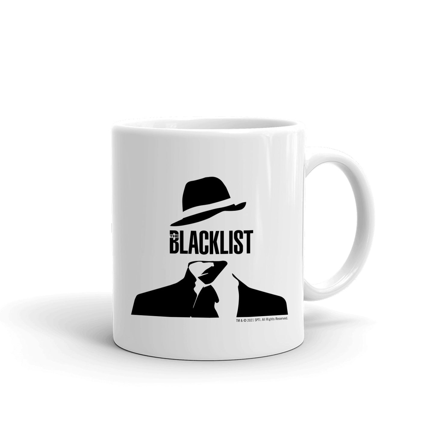 The Blacklist Man Icon White Mug