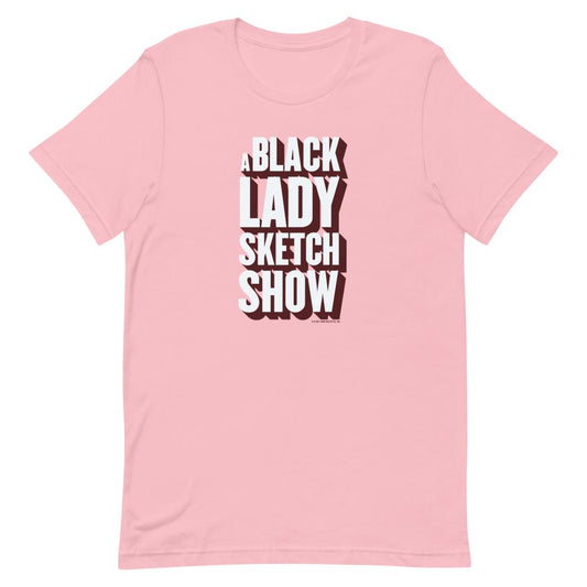 A Black Lady Sketch Show Logo Adult Short Sleeve T-Shirt-1