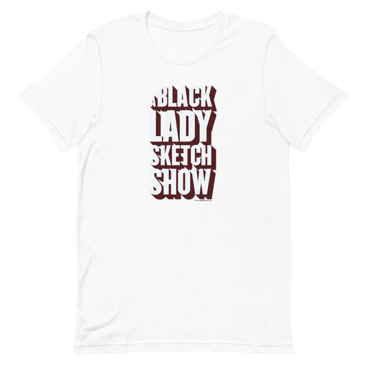 A Black Lady Sketch Show Logo Adult Short Sleeve T-Shirt-3