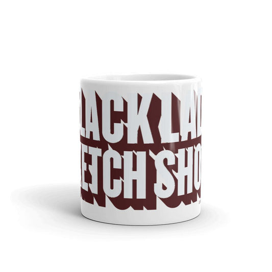 A Black Lady Sketch Show Logo White Mug-3