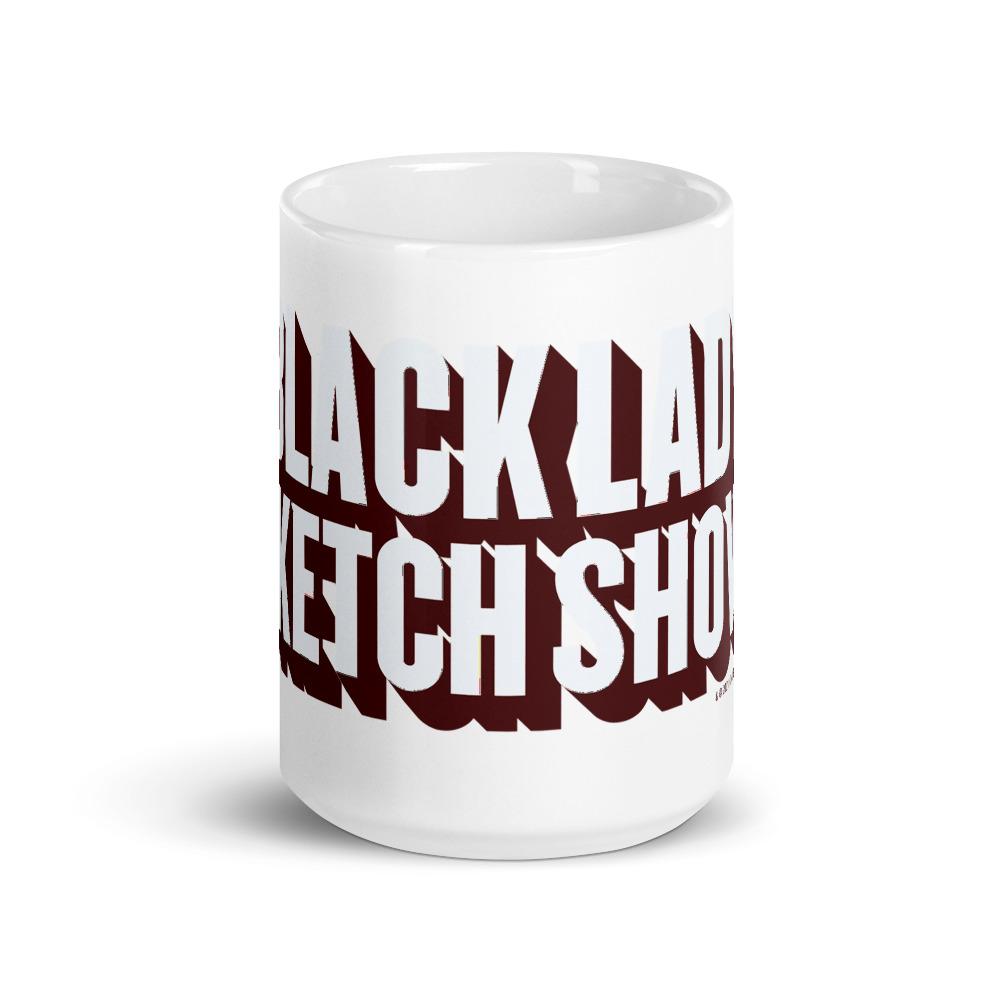 A Black Lady Sketch Show Logo White Mug