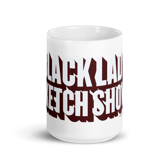 A Black Lady Sketch Show Logo White Mug-6