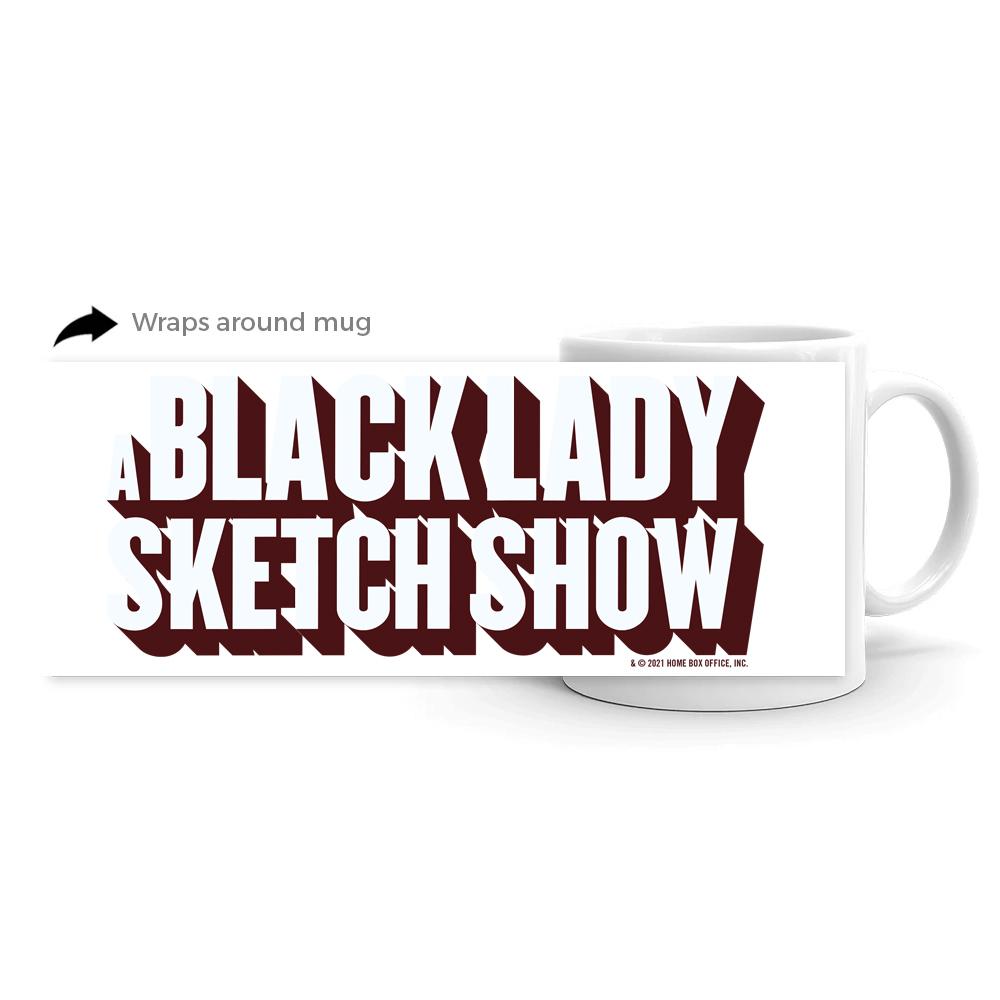 A Black Lady Sketch Show Logo White Mug