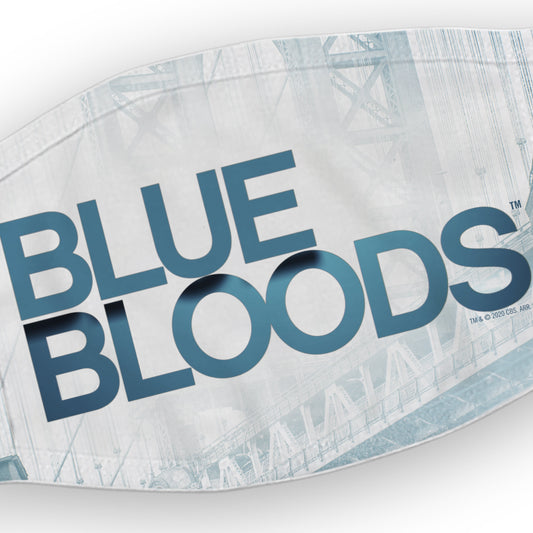 Blue Bloods Logo Washable Face Mask | Official CBS Entertainment Store-1