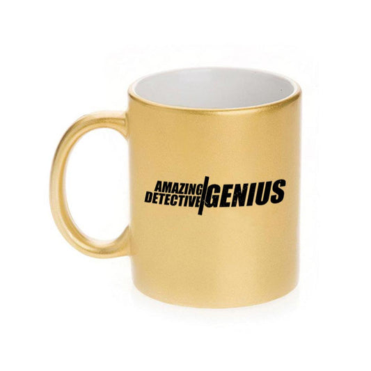 The Office Amazing Detective 11 oz Gold Metallic Mug-1